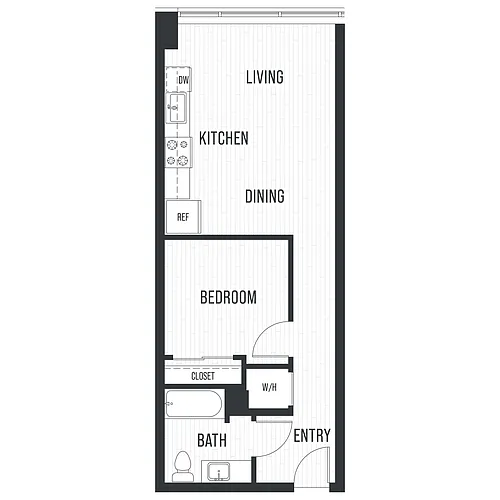 Floor plan Plan 1E