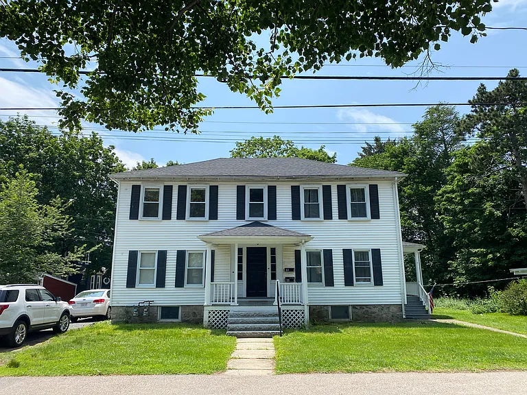 Front of house. Unit is the upper left floor of the house.