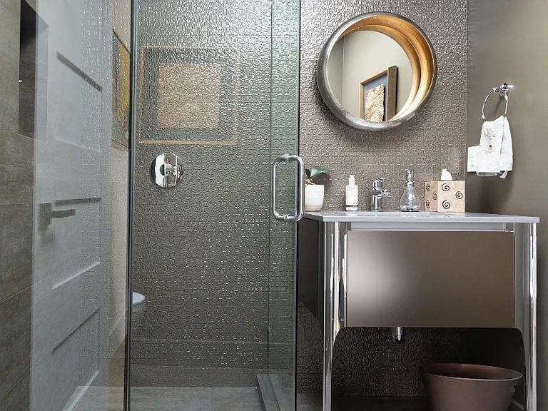 Shower in Upstairs Full Bath