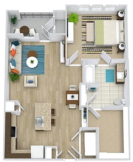 Floor plan Redbud
