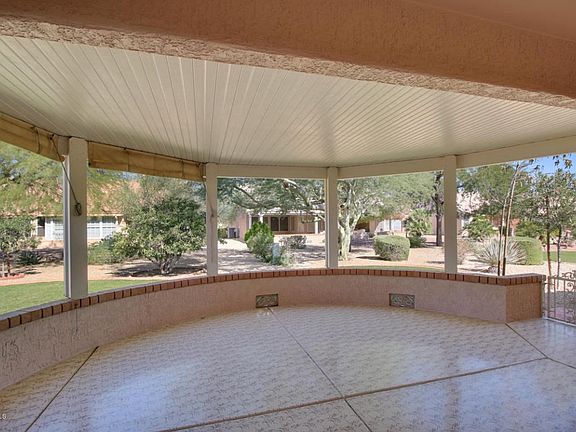 Covered, expanded Back Patio