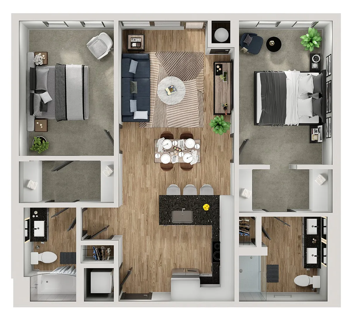 Floor plan B1
