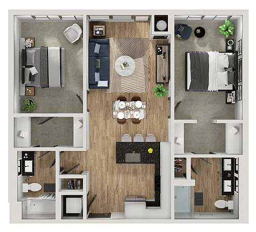 Floor plan B1