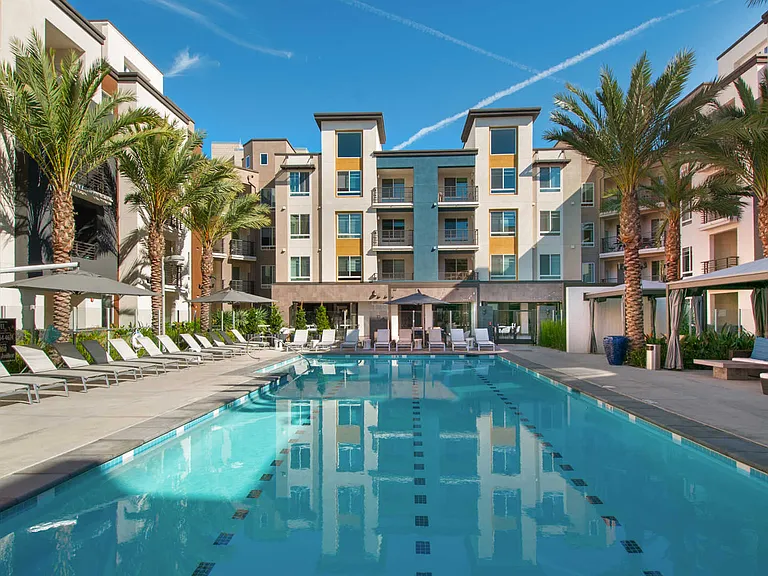 Swimming Pool with Cabanas