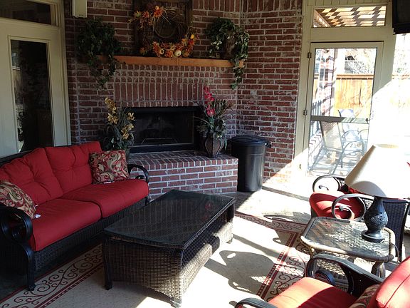 Screened Porch w/ Fireplace