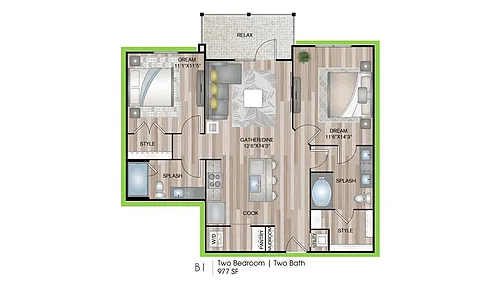 Floor plan B1