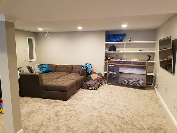 Recently finished basement