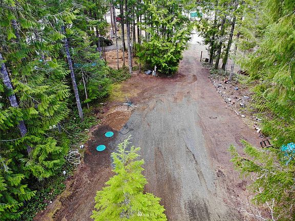 Overhead shot of the lot - 2nd RV site to the back left - 1st RV site in front of the tank w/ plenty of room left to build your shop for toys or build a large gazebo to gather, relax and enjoy your get-a-way!! The possibilities are endless!