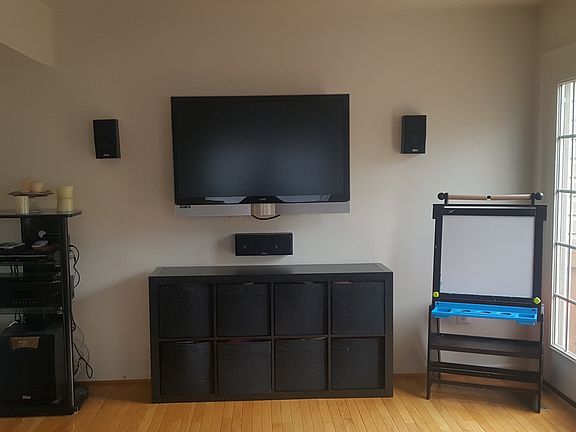 in wall wiring of Tv Set-up in Family Room