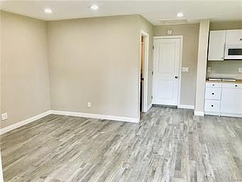 Studio open floor plan.