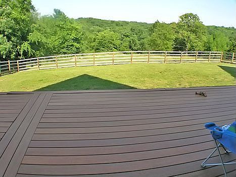 view from deck