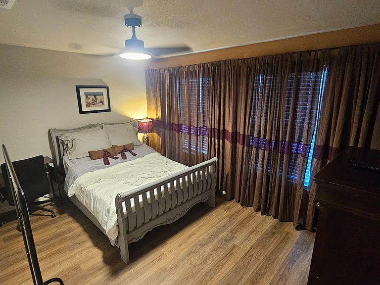 Your view when you enter your new room.