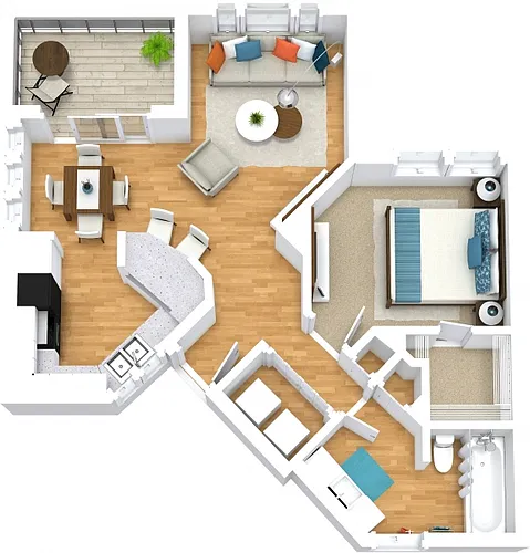 Floor plan Freemont