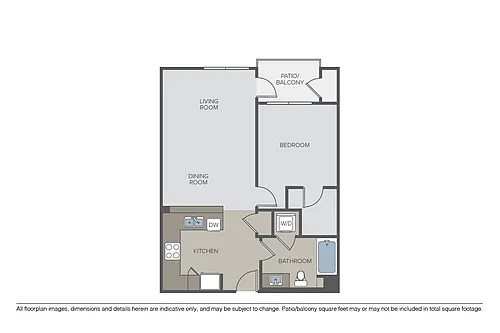 Floor plan Plan 1B