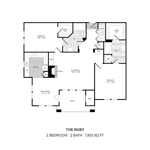 Floor plan The Ruby
