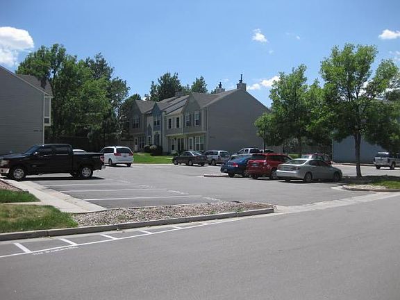 South side of Victoria Village showing parking area