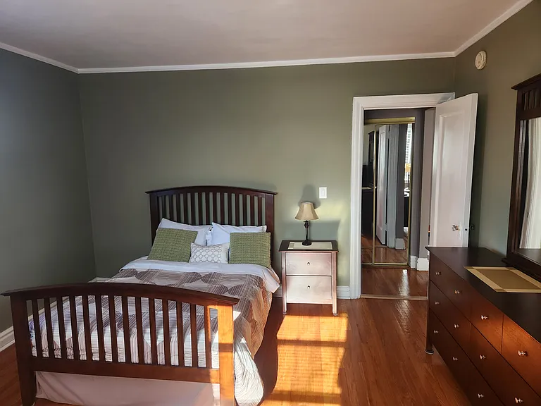 Large bedroom, already furnished