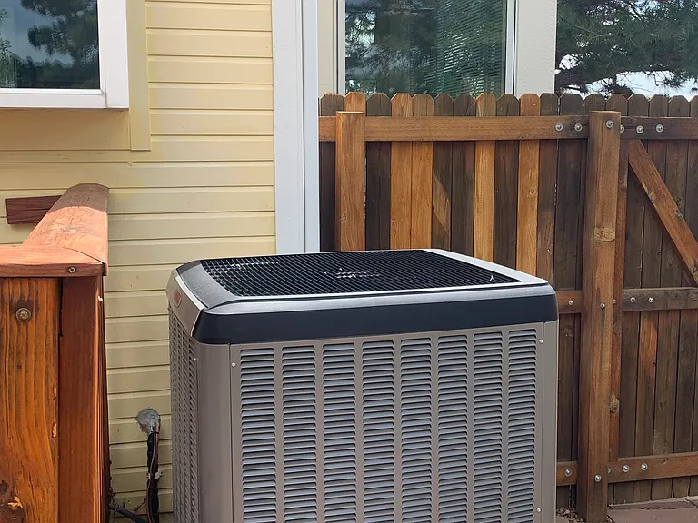 Newly installed heat pump