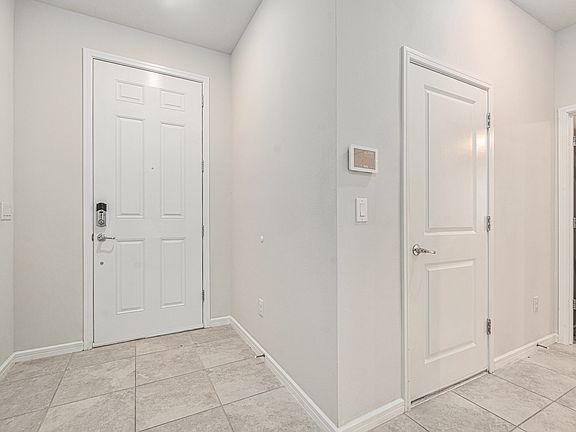 From left to right. Front entry. garage entry. 1st floor bedroom