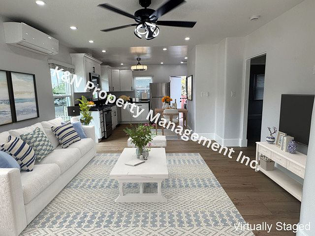 Spacious living room.