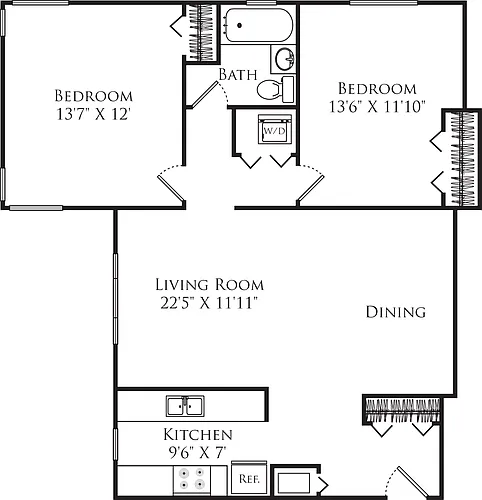 Floor plan Washington
