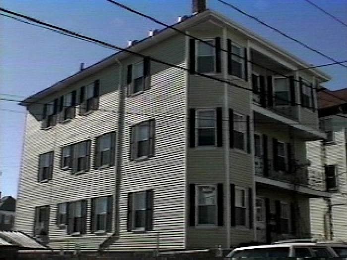 front of building
