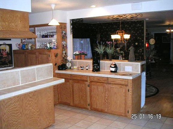 Kitchen into Dining Rm