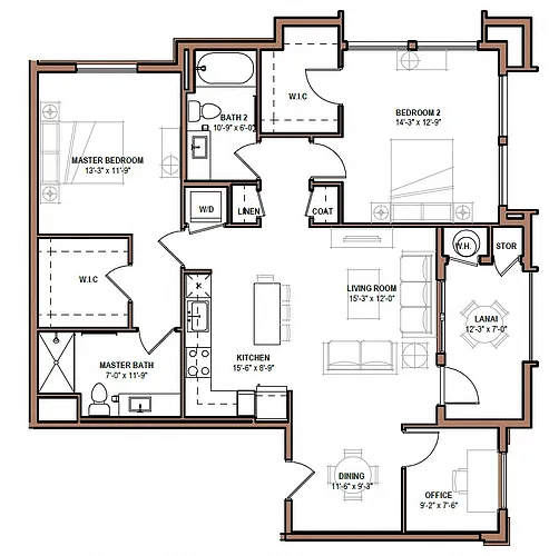 Floor plan B20G