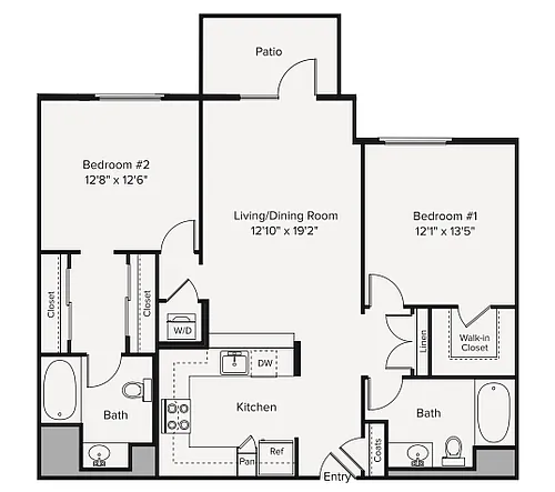 Floor plan B3-1190