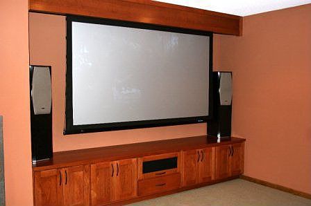 Electric projection screen