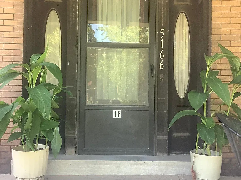 Front door of apartment