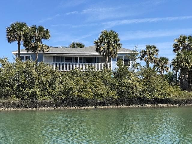 View of home from River-back of house.