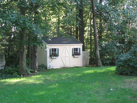 Storage Shed in Back Yard