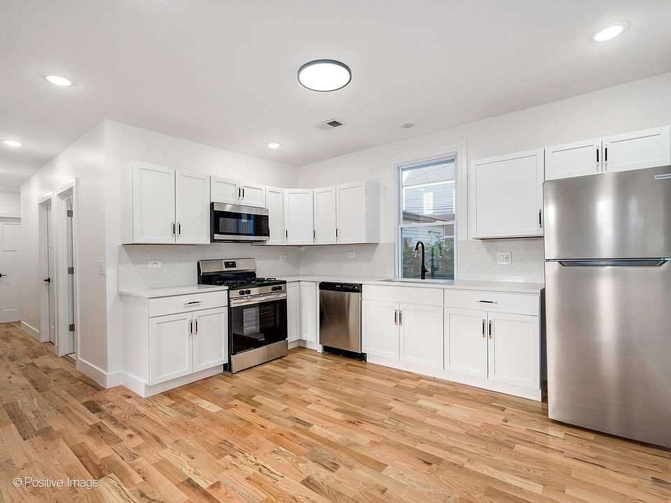 White Shaker Cabinetry with Stainless Steel Appliances