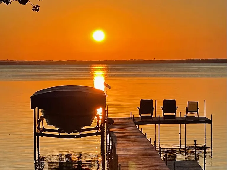 Dock and sunrise.