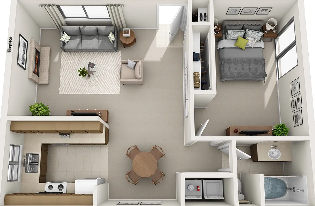 1 bed, 684 sqft, $1,515 — Photo 2