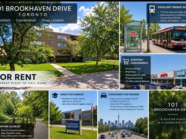 101 Brookhaven Dr #305, Toronto, ON M6M 4P1