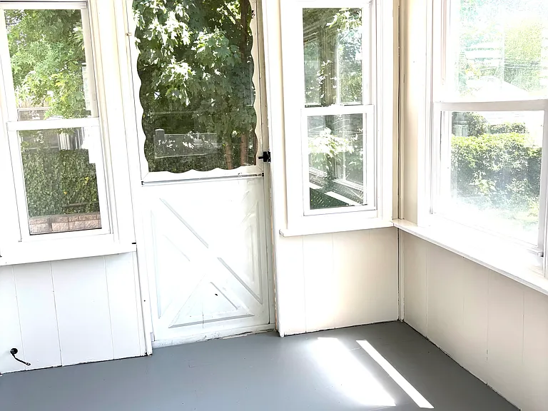 Sunroom back of house