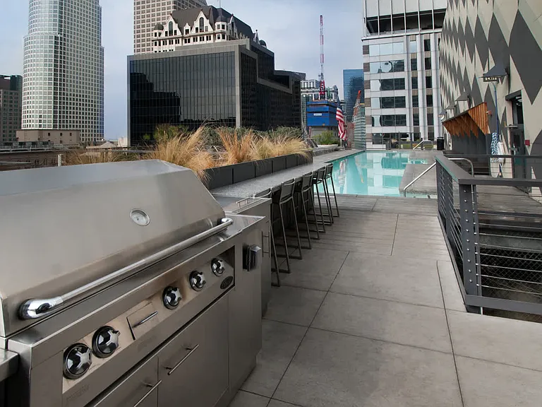 Rooftop BBQ Grilling