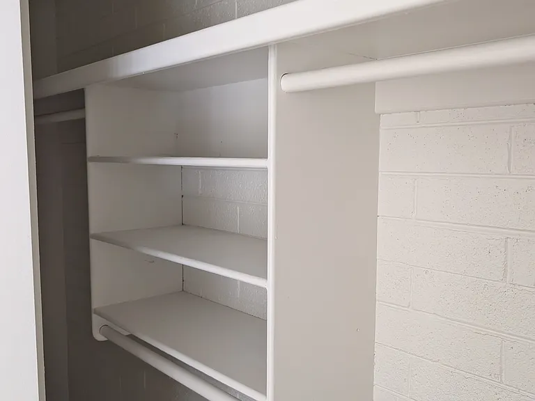 closet in the front bedroom
