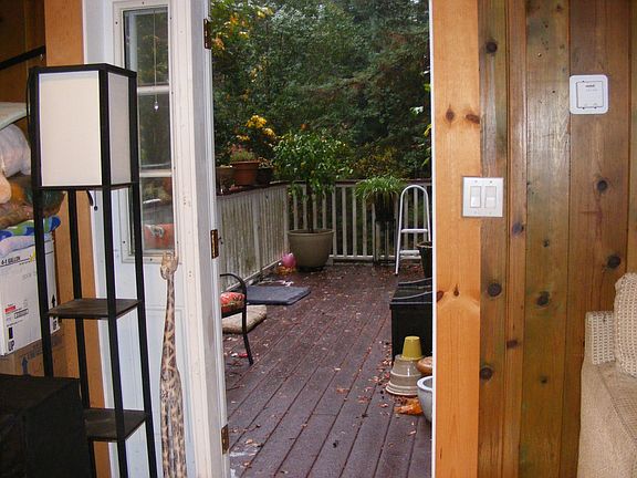 Deck off living room