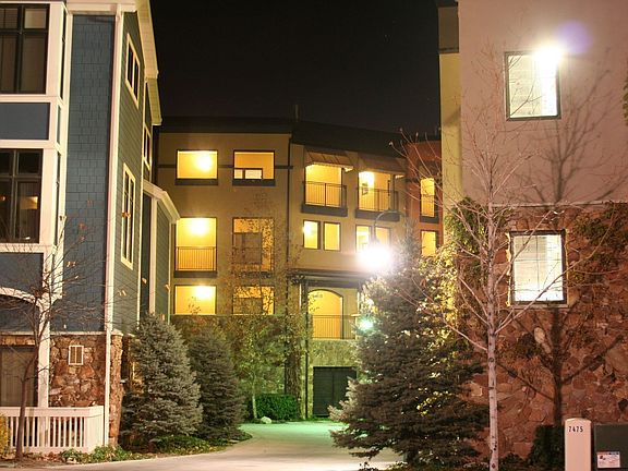 Back side of the Village at Riverwoods complex