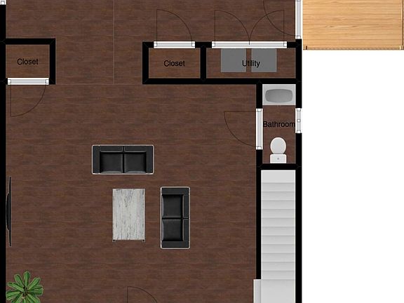 Layout - Unit A - Lower Level
