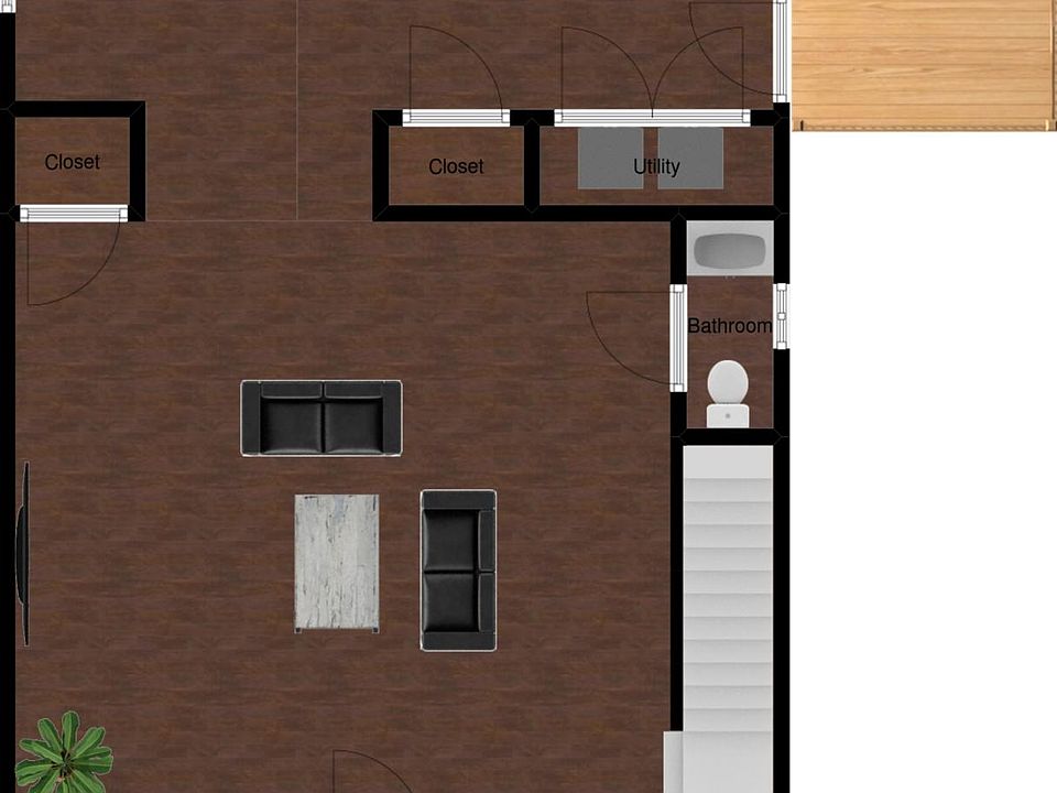Layout - Unit A - Lower Level