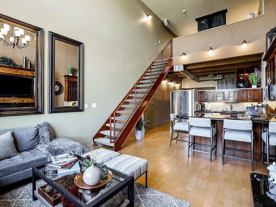 Kitchen and Living Room-Stairs to Master Bedroom