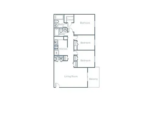Floor plan C1B