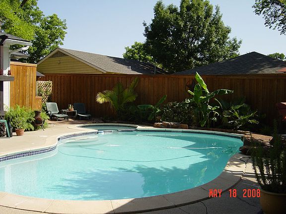Waterfall and Palm/Banana Trees