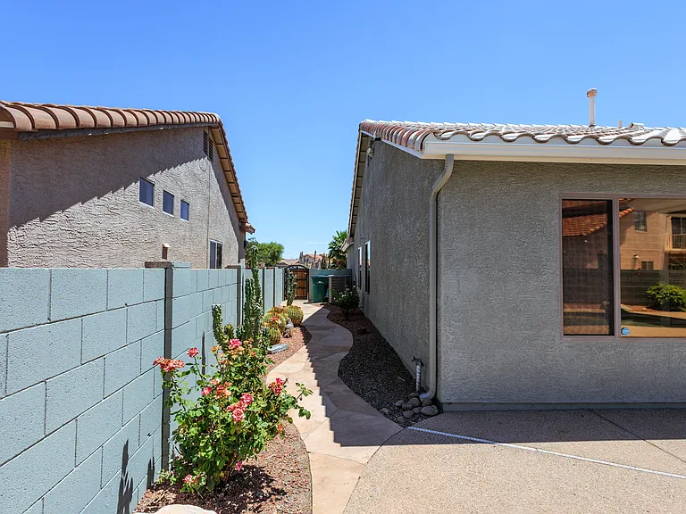 Side of house