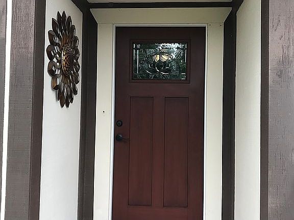 Front entrance to house