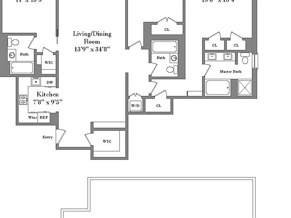 2nd image of 88 W Washington Plce #3C